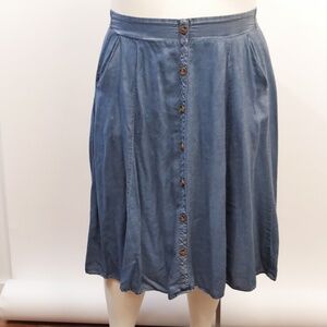 Tencel Skirt w Elastic Waistband